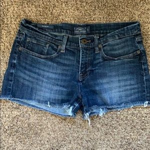 Lucky Brand cut off jean shorts